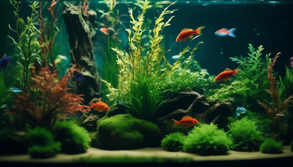 adding live plants to aquarium