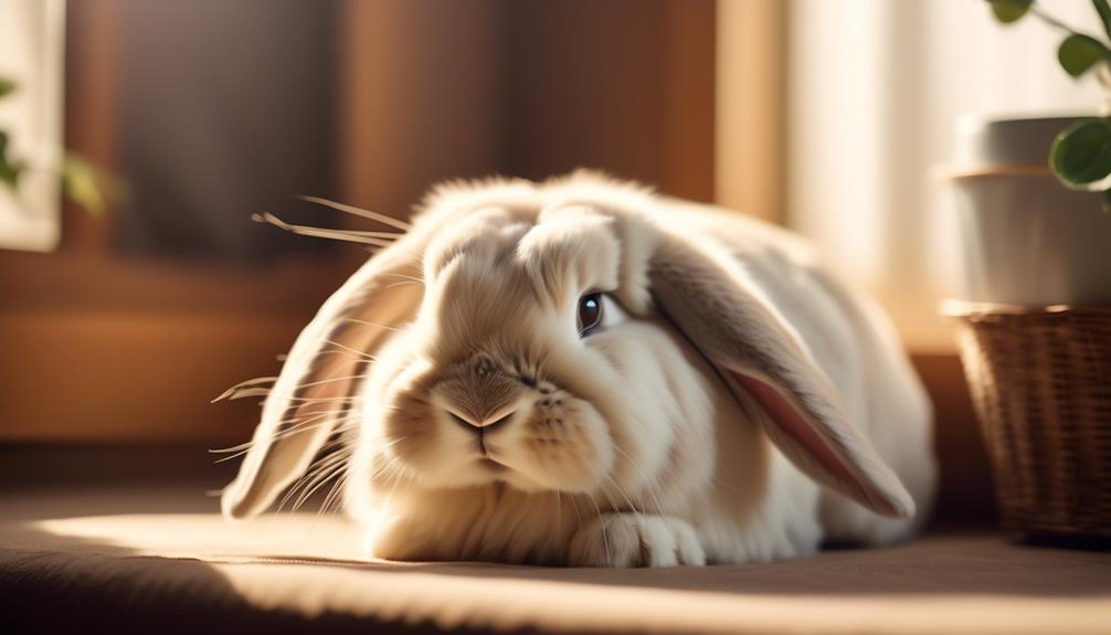 adorable english lop rabbit