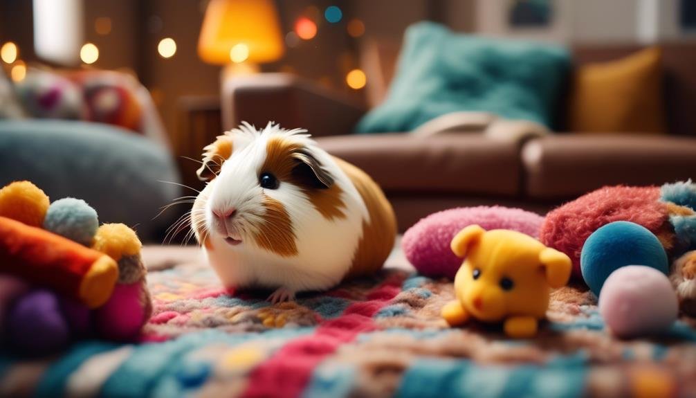 adorable texel guinea pigs