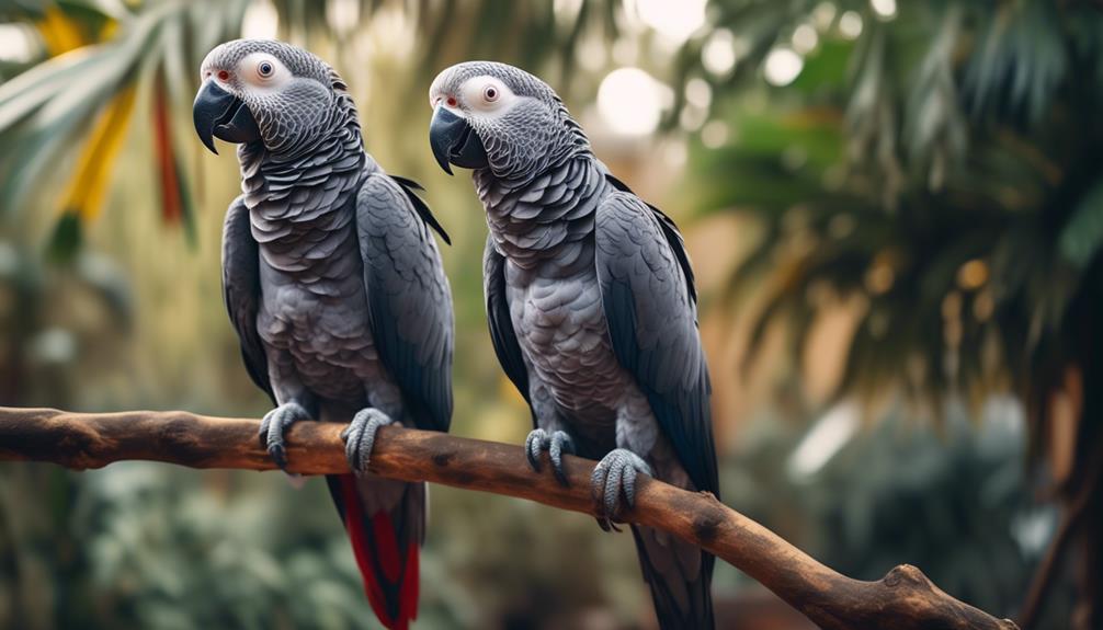 african grey parrots charming talkers