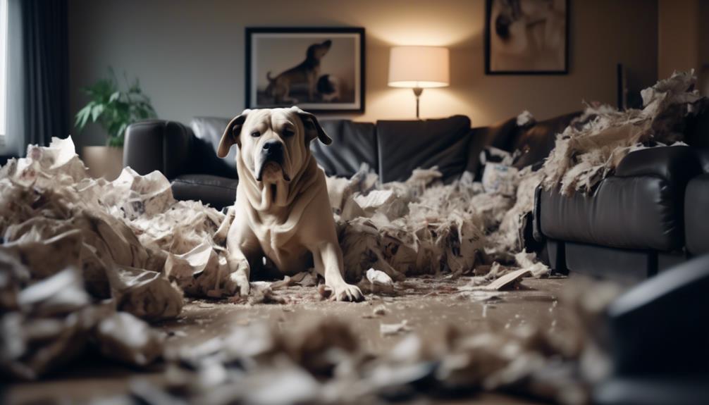 anxiety driven dogs exhibit destructive behavior