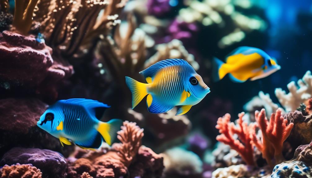 aquarium damselfish captive vs wild