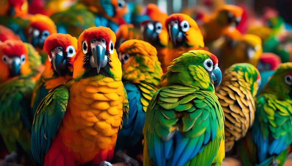 avian diversity and vibrant plumage