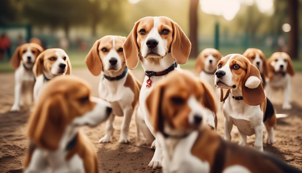 beagle socialization and supervision