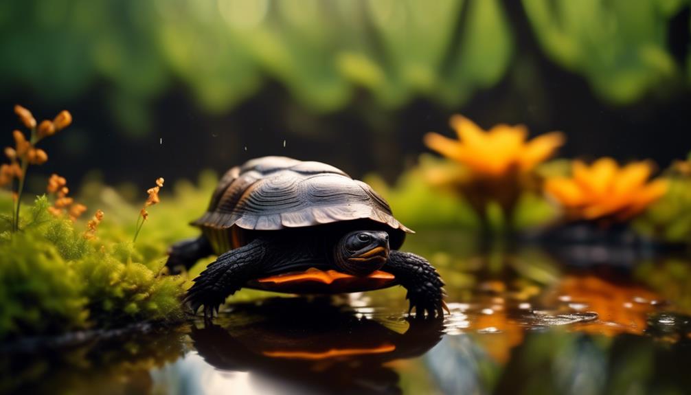 bog turtles small colorful