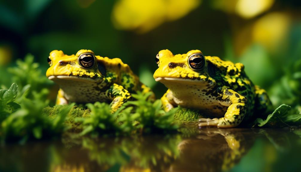 camouflage and behavior of toads