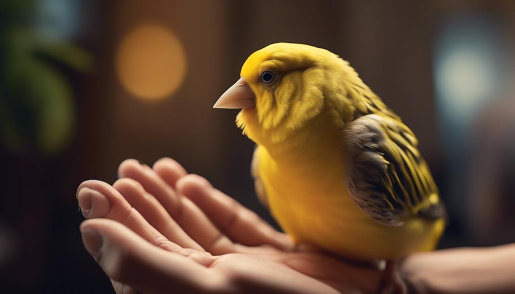 canary care and interaction