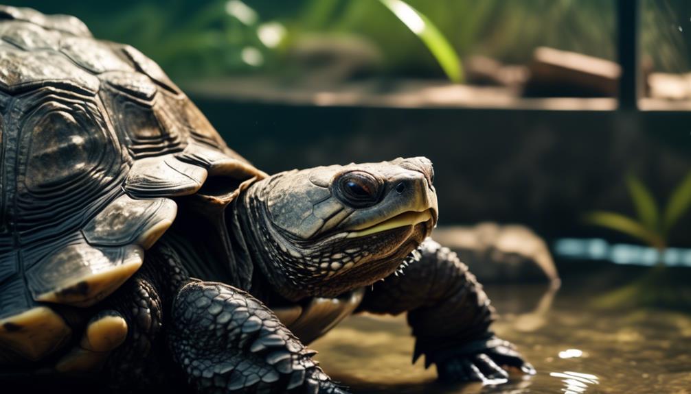 captive snapping turtles needs