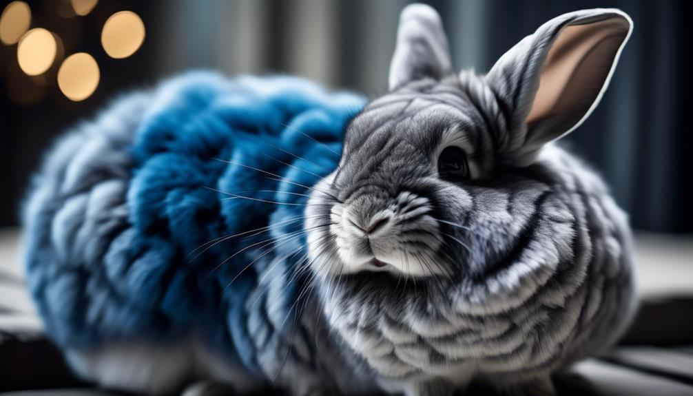 chinchilla rabbit coat variations