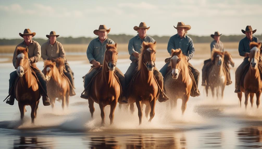 chincoteague island pony roundup