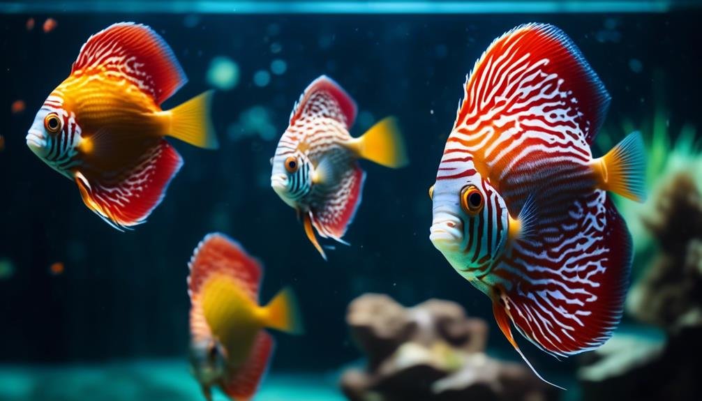 choosing healthy discus fish