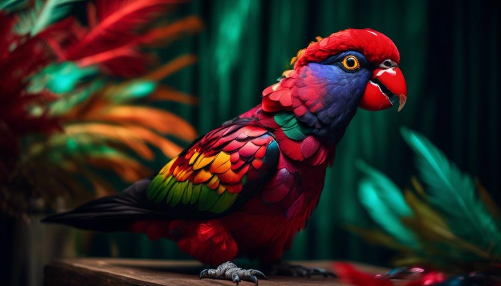 colorful and charismatic parrot