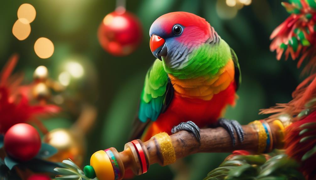 colorful and energetic parrot