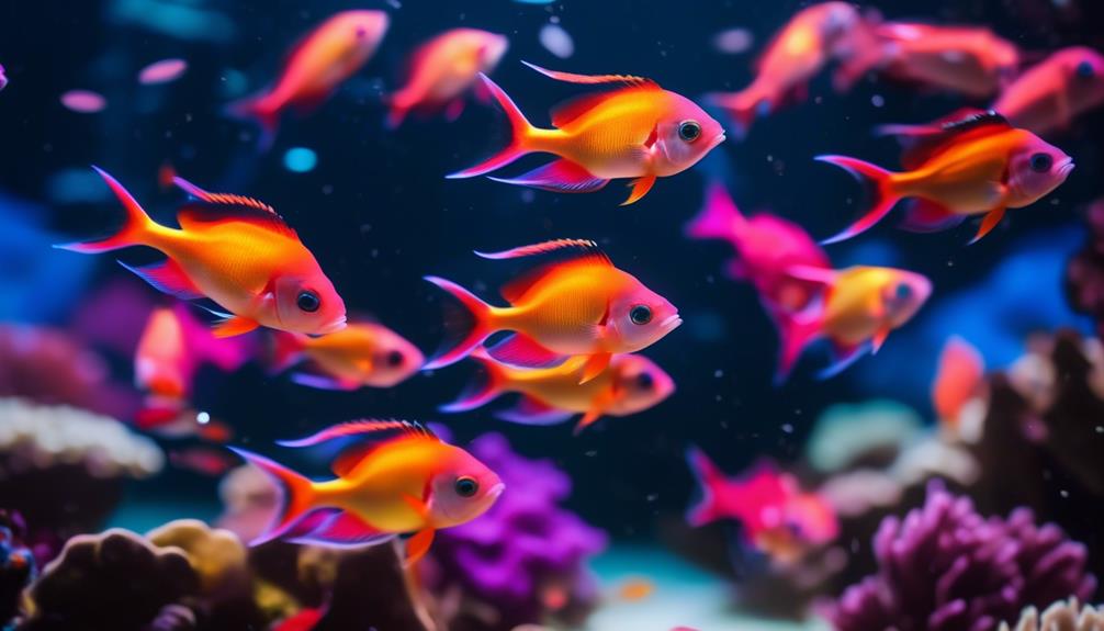 colorful and social marine fish