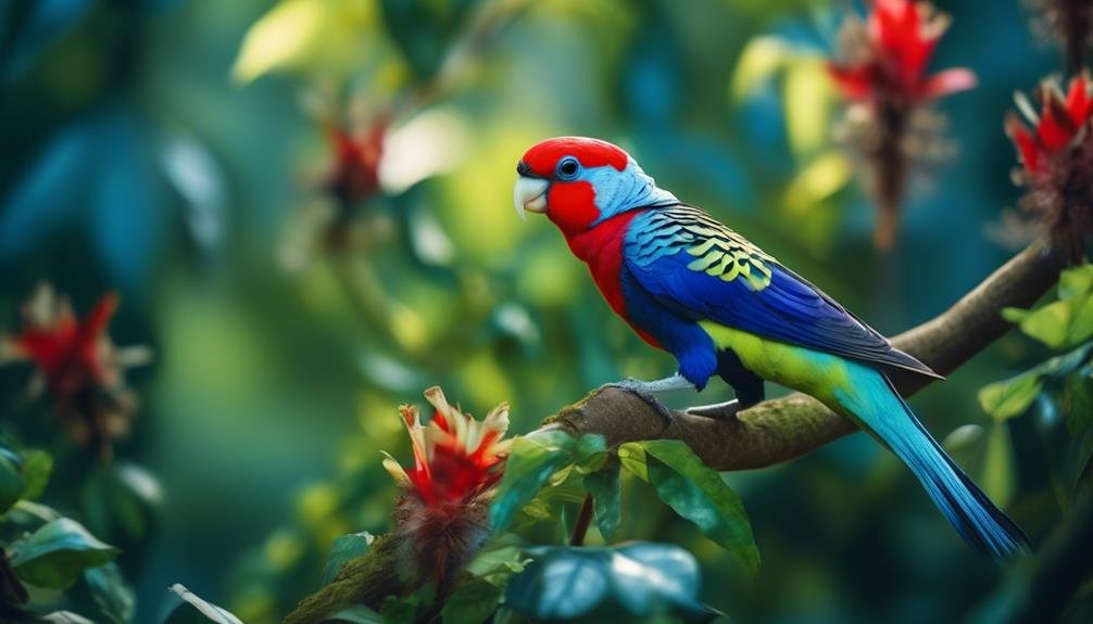 colorful australian bird species