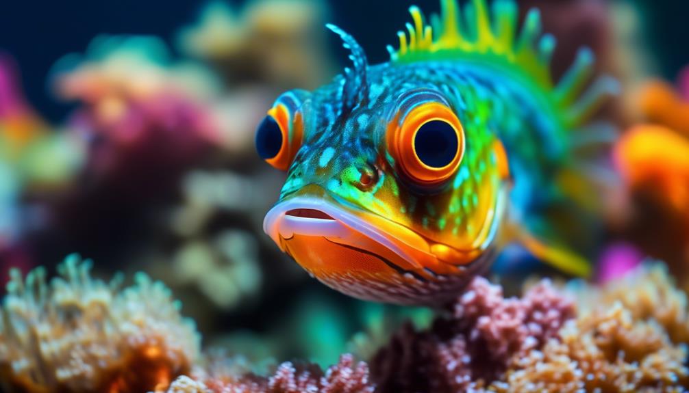 colorful blennies a visual treat