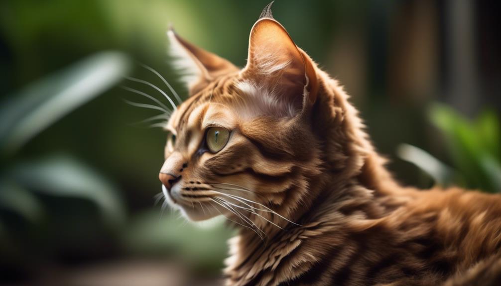 curled cat with ear mites