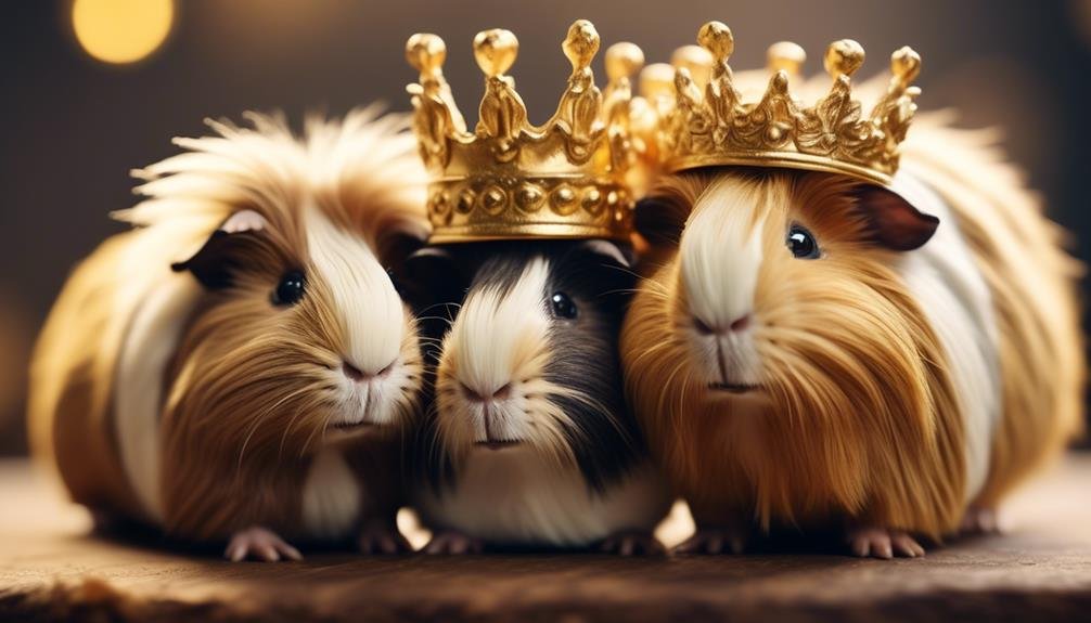 curly haired merino guinea pigs