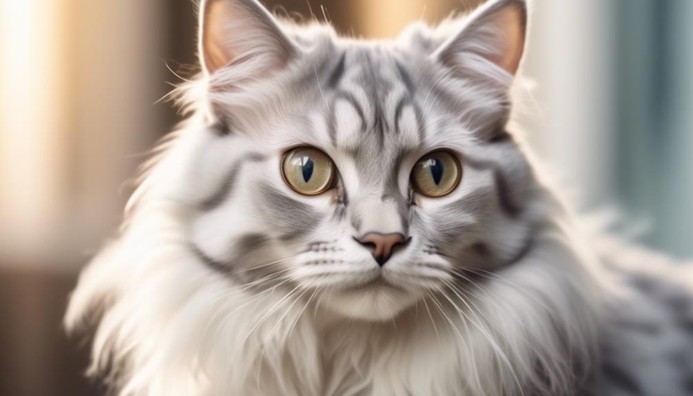 cute american curl cat