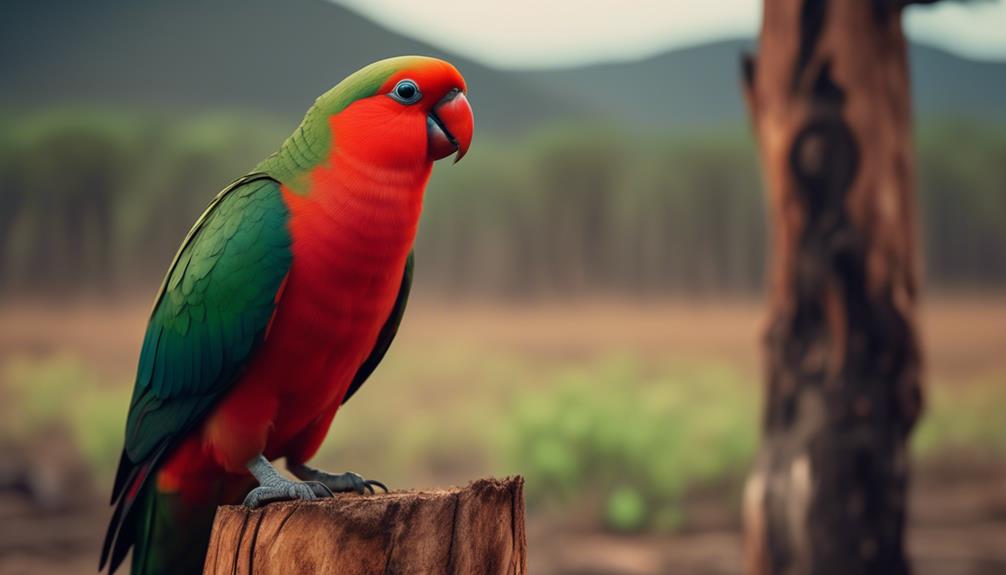 deforestation s impact on parrot