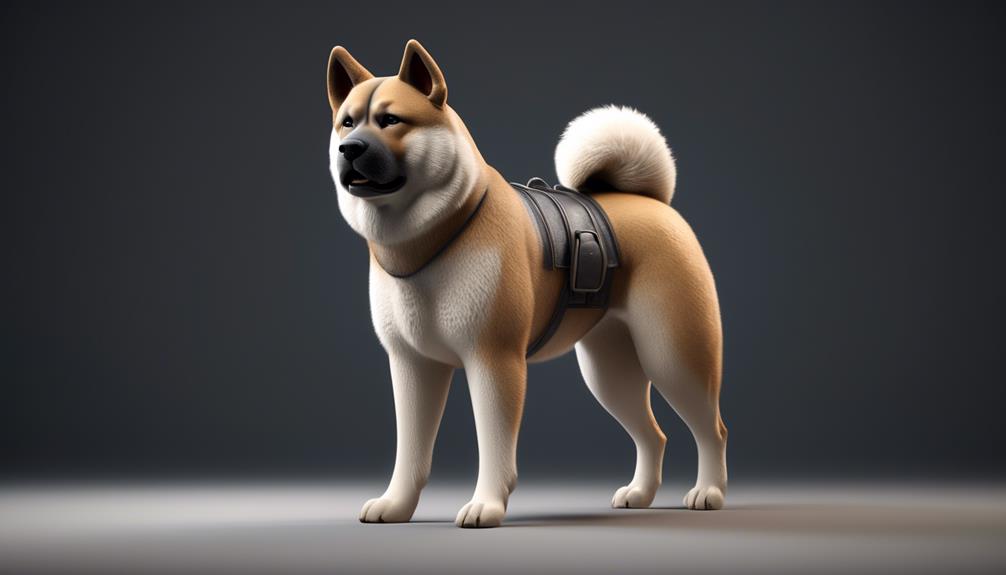 description of akita shepherd