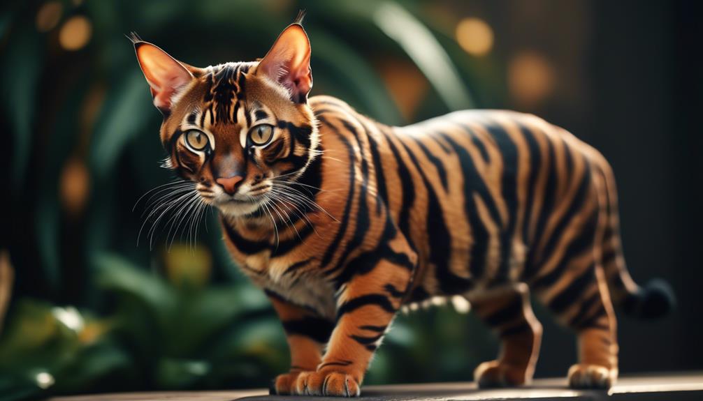 distinctive breed with tiger like appearance