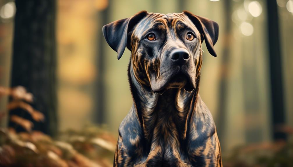 distinctive brindle coated breed