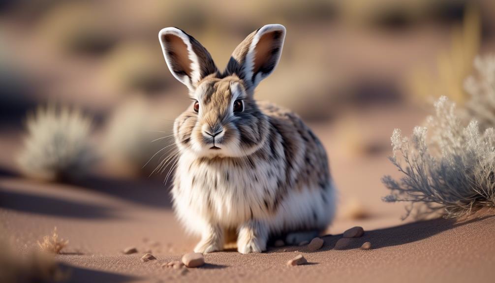 distinctive fur of rabbit