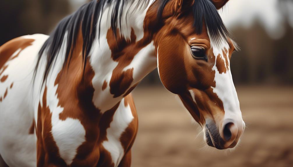 distinctive markings on horse