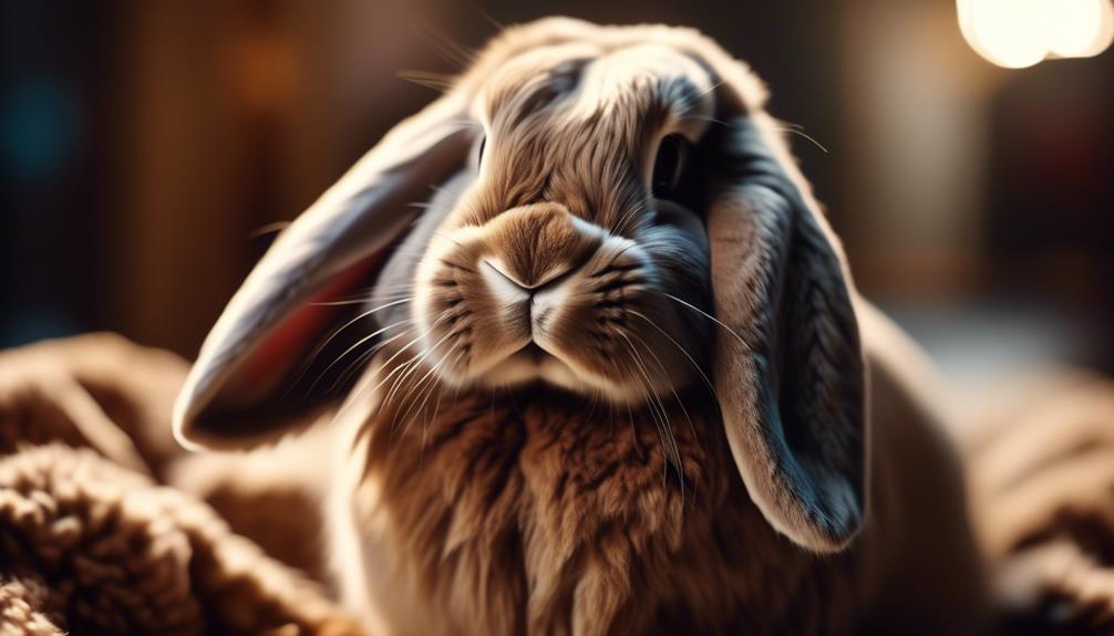 distinctive markings on velveteen lop