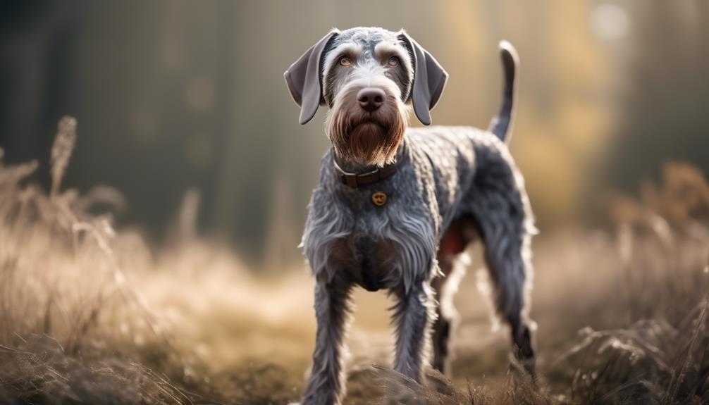 distinctive slovakian hunting dog