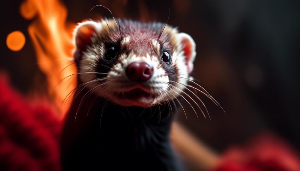 distinctive traits of blaze ferrets