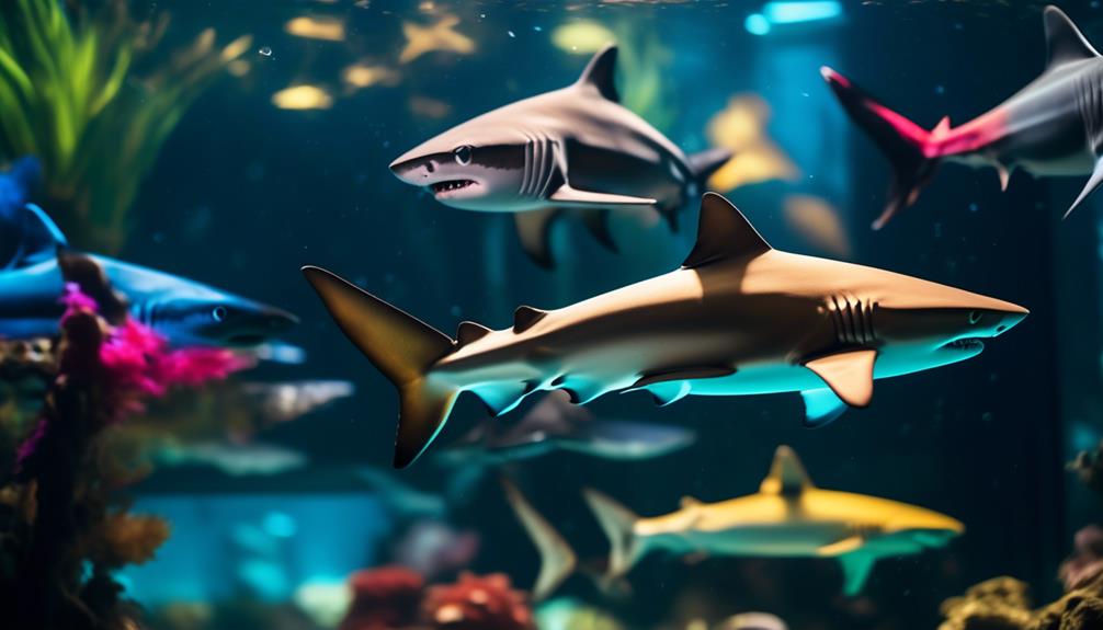 diverse freshwater shark species