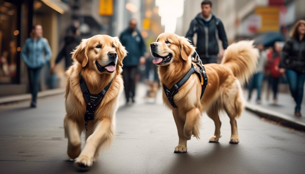 dogs trained for work