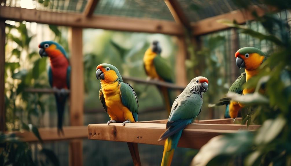 dusky parrot housing guidelines