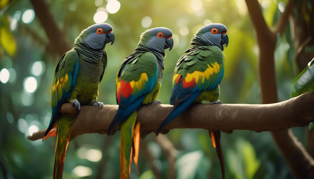 dusky parrots soothing melodies