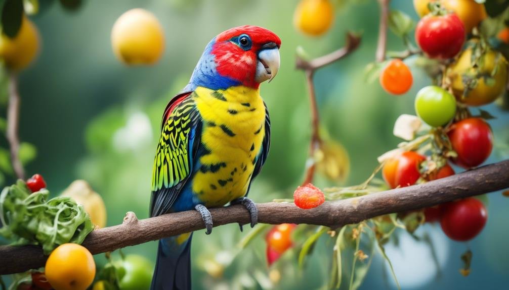 eastern rosella diet and care