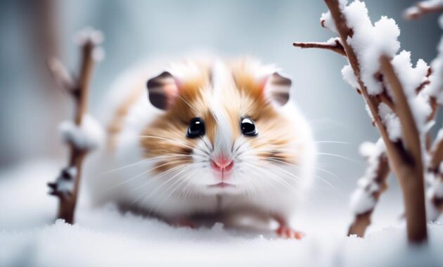 elusive winter white hamster