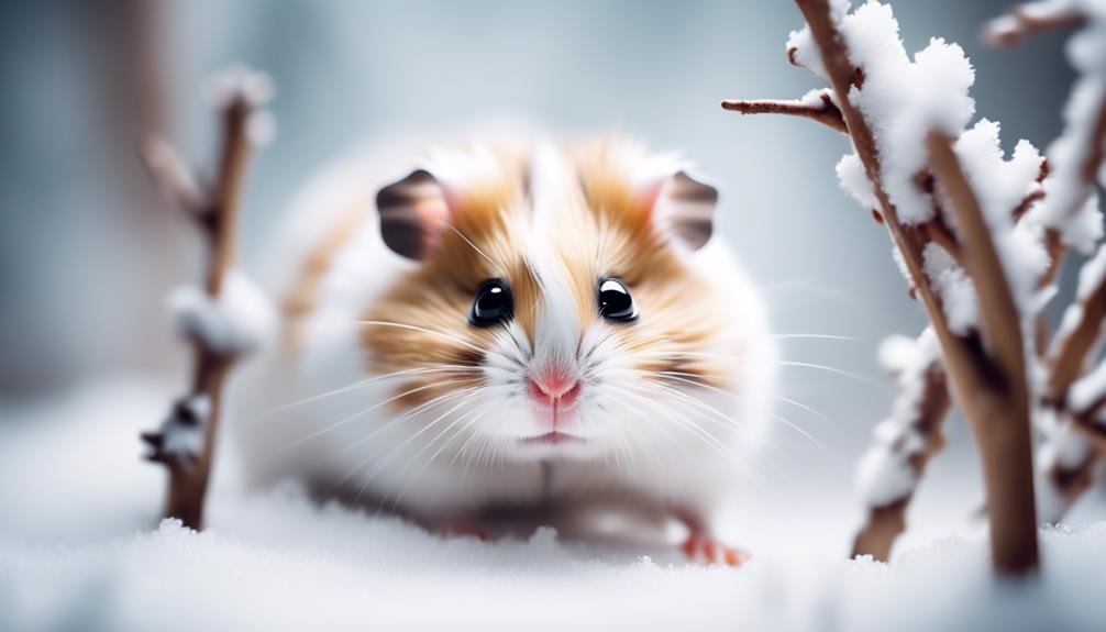 elusive winter white hamster