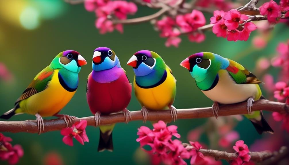 enchanting gouldian finch melodies