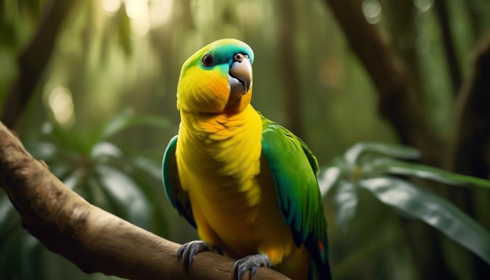 endangered golden shouldered parrots