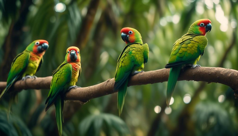 Endangered Pearly Conures: A Vibrant Rainforest Treasure