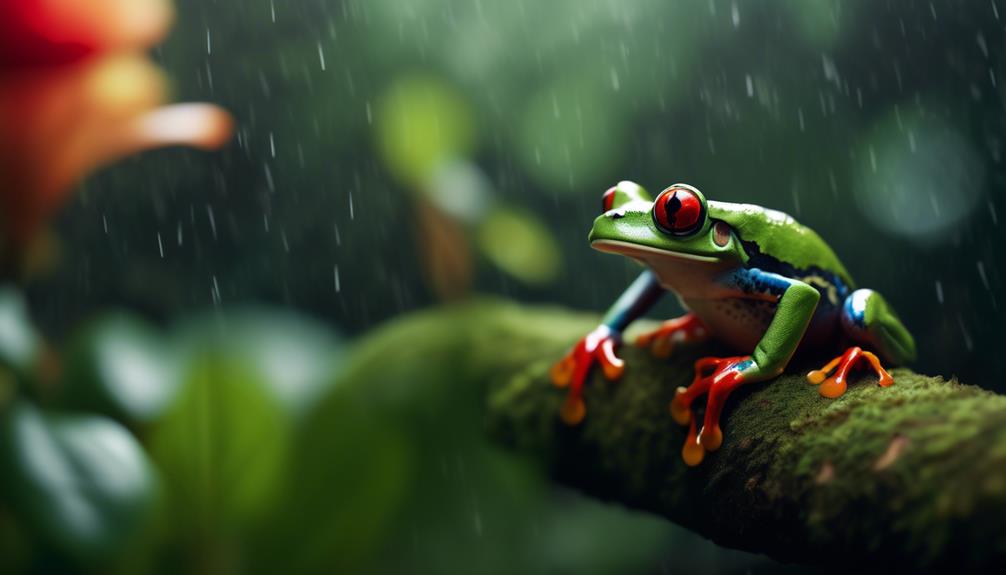 endangered red eyed tree frogs