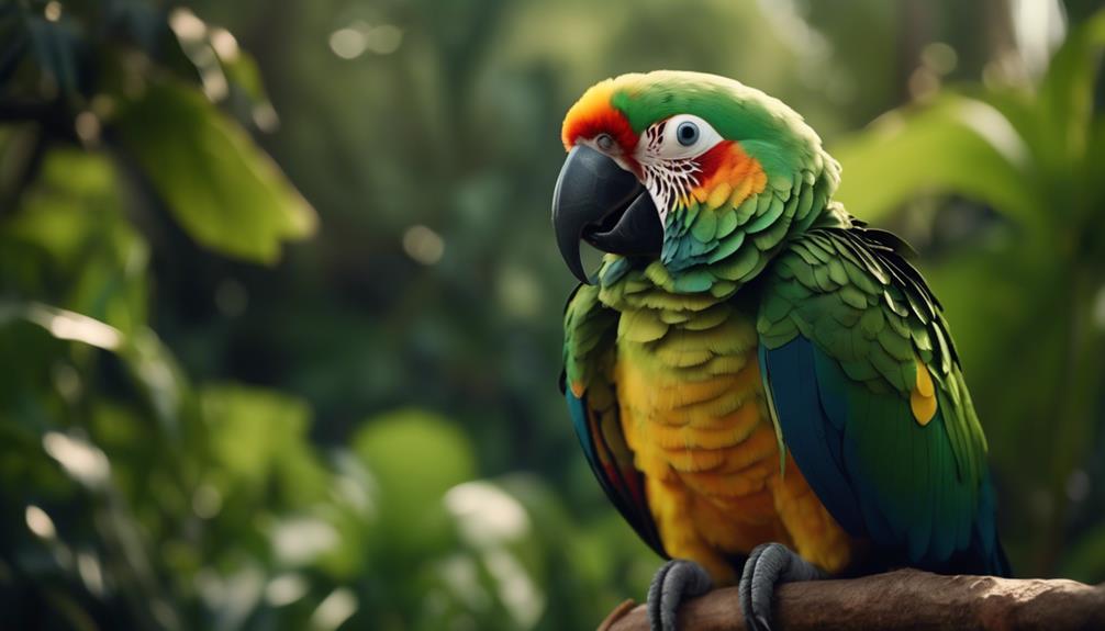 endangered status of r ppell s parrot