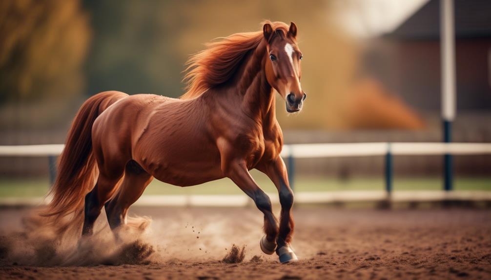 energetic and spirited equines