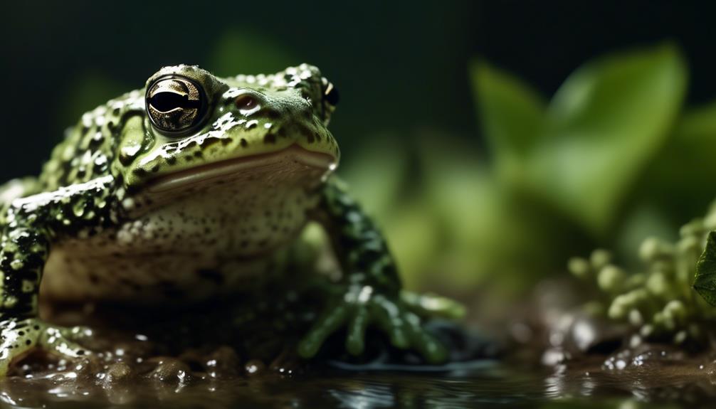 european green toad s size and growth