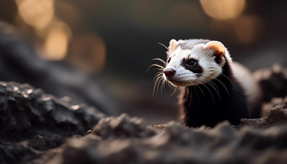 Rare Blaze Ferret: A Unique and Endangered Find