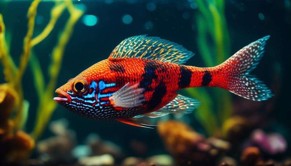 evolution of flagfish colors