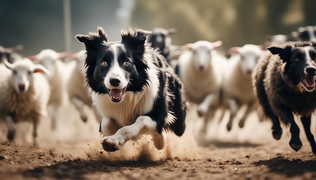 exceptional border collie herding