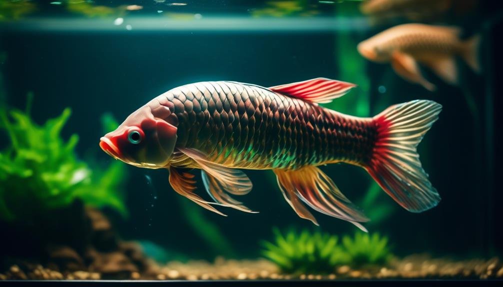 exotic and challenging arowana fish